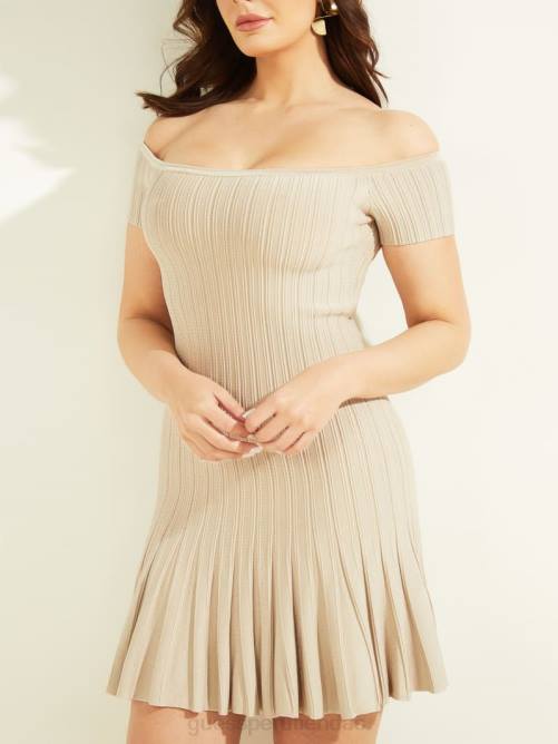 GUESS vestido suéter ranya mujer 0P8X763 límite gris vestir