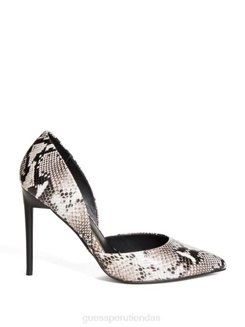 GUESS bomba de pitón rompecorazones mujer 0P8X3440 negro azabache multicolor calzado