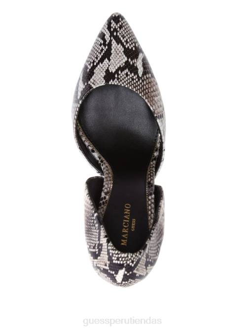 GUESS bomba de pitón rompecorazones mujer 0P8X3440 negro azabache multicolor calzado