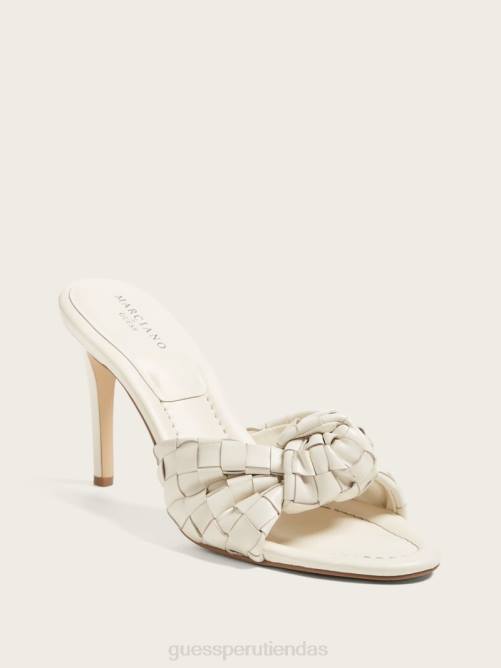 GUESS mules con tacón janna mujer 0P8X3446 Marfil calzado