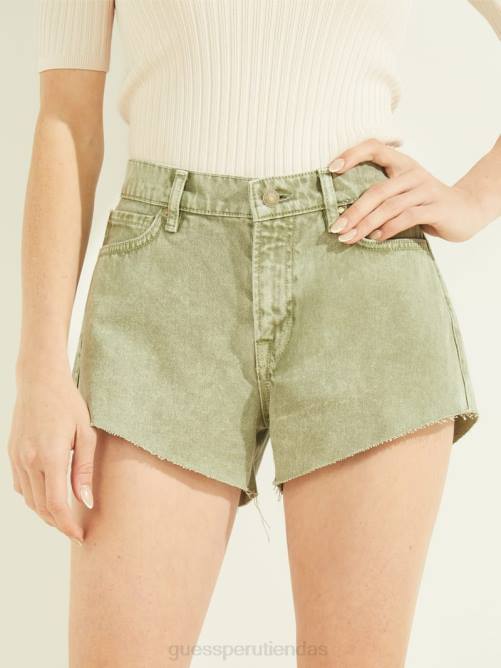 GUESS pantalones cortos de manila mujer 0P8X272 brío verde vestir