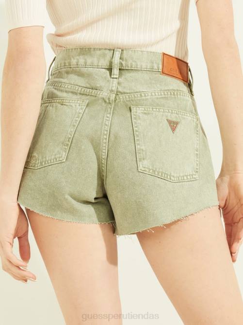 GUESS pantalones cortos de manila mujer 0P8X272 brío verde vestir