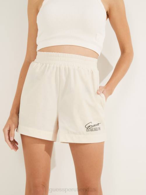 GUESS pantalones cortos della mujer 0P8X2323 borla para empolvarse vestir