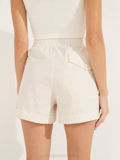 GUESS pantalones cortos della mujer 0P8X2323 borla para empolvarse vestir