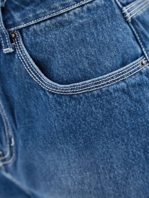 GUESS shorts boyfriend kit originals mujer 0P8X166 ir a un lavado medio más suave vestir