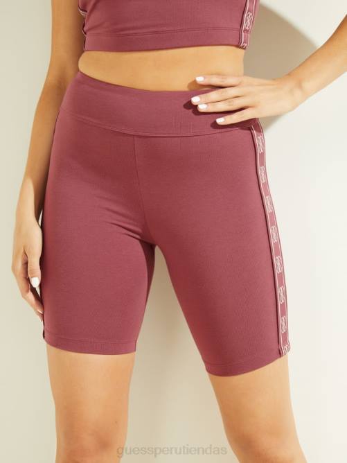 GUESS shorts ciclistas con cinta del logo Eco Doreen mujer 0P8X2454 bodega vestir