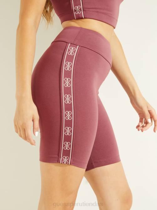 GUESS shorts ciclistas con cinta del logo Eco Doreen mujer 0P8X2454 bodega vestir