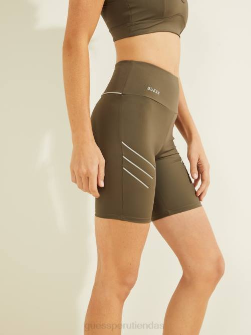 GUESS shorts ciclistas dalia mujer 0P8X2483 marrón general vestir