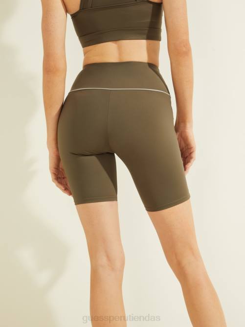 GUESS shorts ciclistas dalia mujer 0P8X2483 marrón general vestir