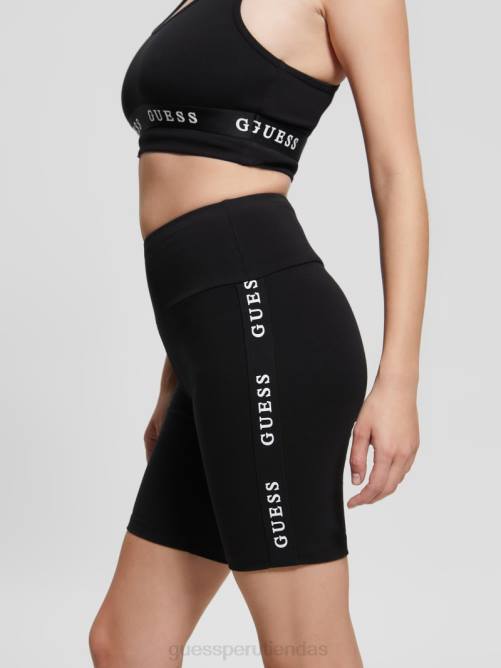 GUESS shorts ciclistas eco aline con cinta del logo mujer 0P8X2291 negro vestir