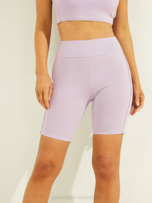 GUESS shorts ciclistas eco doreen mujer 0P8X2325 Pétalo de glicina vestir