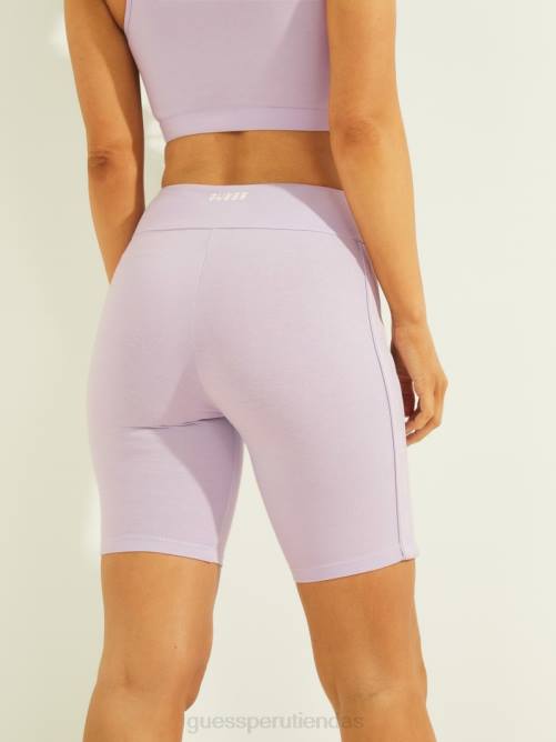 GUESS shorts ciclistas eco doreen mujer 0P8X2325 Pétalo de glicina vestir