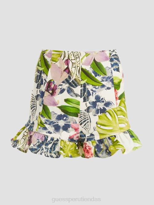 GUESS shorts de lino eco mayara mujer 0P8X2216 isla elegante vestir