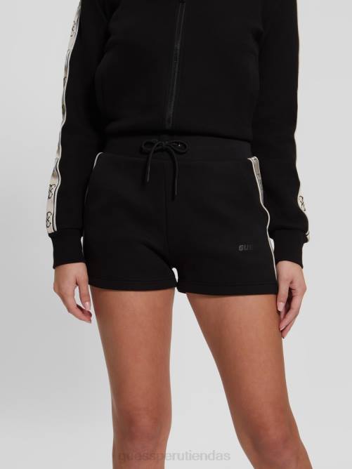 GUESS shorts deportivos britney ecológicos mujer 0P8X2206 negro vestir