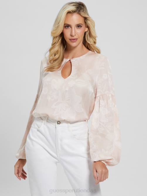 GUESS blusa oceánica mujer 0P8X1540 muñeca rosa vestir