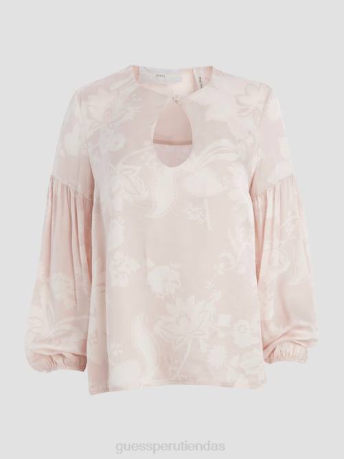 GUESS blusa oceánica mujer 0P8X1540 muñeca rosa vestir