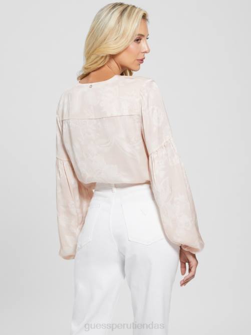 GUESS blusa oceánica mujer 0P8X1540 muñeca rosa vestir