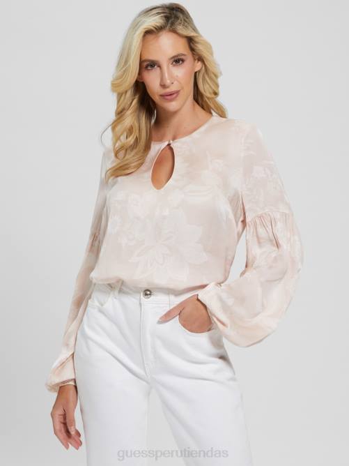 GUESS blusa oceánica mujer 0P8X1540 muñeca rosa vestir
