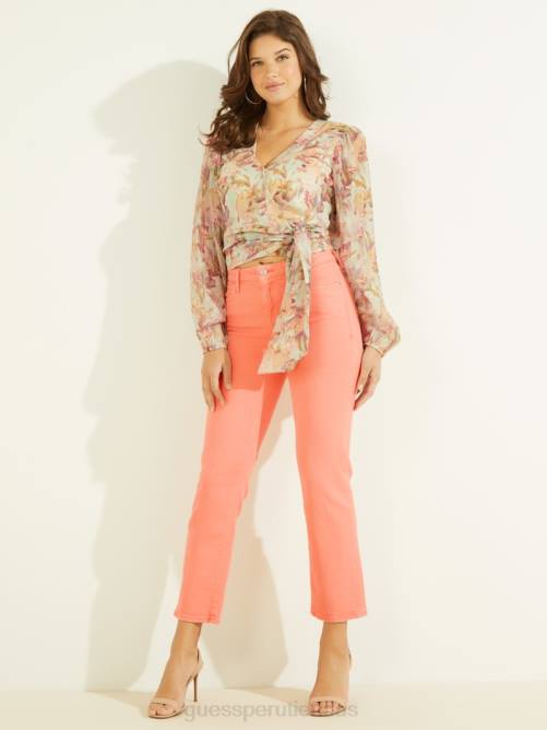 GUESS edwige superior mujer 0P8X1678 impresión miraflores vestir