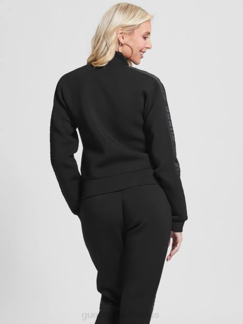 GUESS sudadera eco allie scuba mujer 0P8X1755 negro vestir