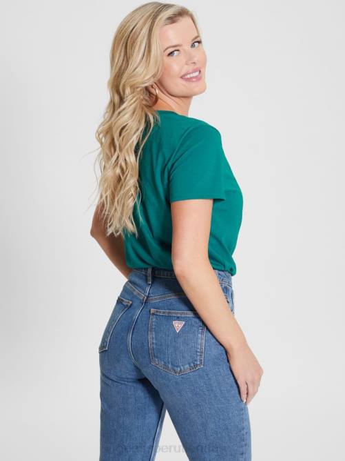 GUESS camiseta con logo de cristal eco 1981 mujer 0P8X1212 lago capri vestir