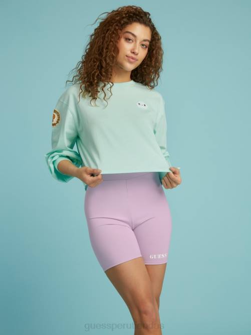 GUESS camiseta de manga larga de friendswithyou mujer 0P8X1316 jade claro de luna vestir