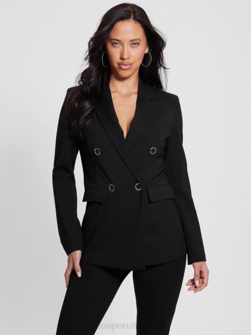 GUESS blazer ecológico dafne mujer 0P8X1764 negro vestir