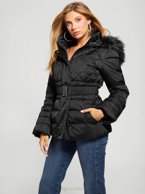 GUESS chaqueta acolchada eco laurie mujer 0P8X1953 negro vestir