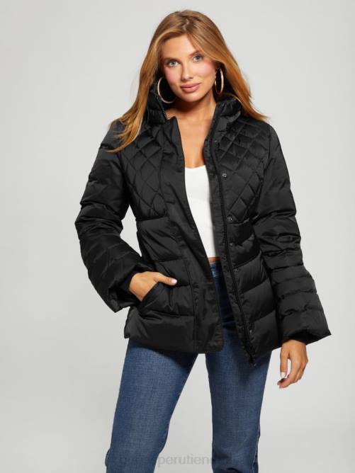GUESS chaqueta acolchada eco laurie mujer 0P8X1953 negro vestir