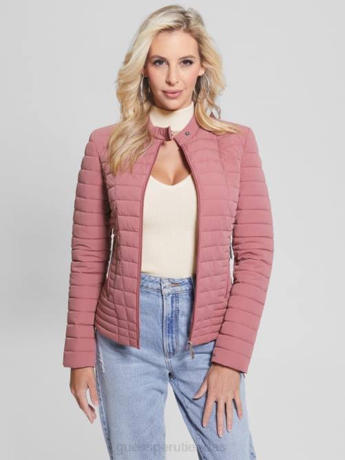 GUESS chaqueta acolchada eco vona mujer 0P8X1948 malva antiguo vestir