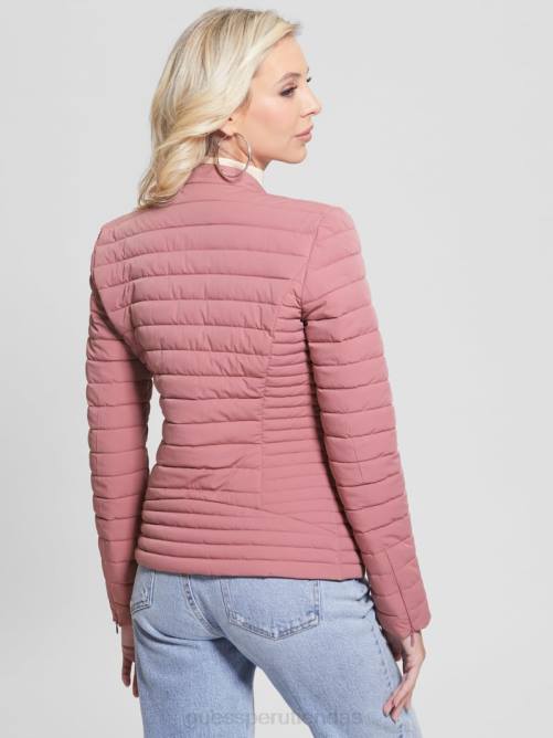 GUESS chaqueta acolchada eco vona mujer 0P8X1948 malva antiguo vestir