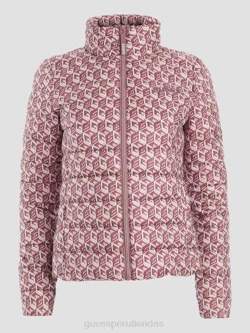 GUESS chaqueta acolchada eireen mujer 0P8X1974 g cubo rojo combo vestir