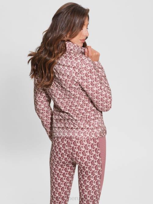 GUESS chaqueta acolchada eireen mujer 0P8X1974 g cubo rojo combo vestir