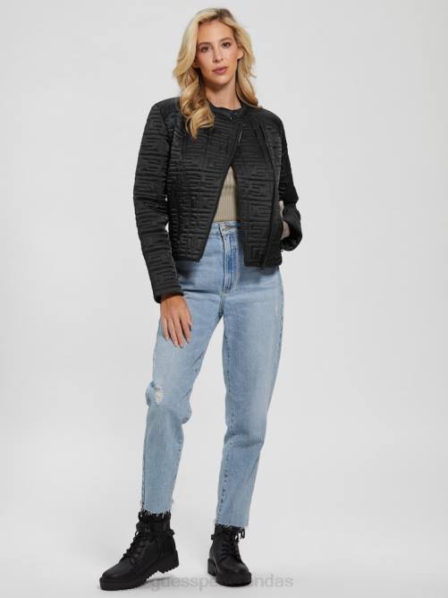 GUESS chaqueta acolchada marina mujer 0P8X1882 negro vestir