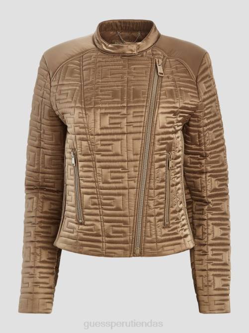GUESS chaqueta acolchada marina mujer 0P8X1983 arena mojada multi vestir