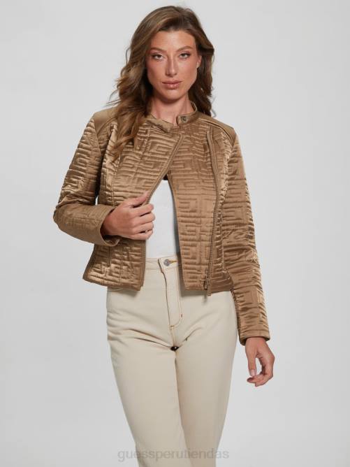 GUESS chaqueta acolchada marina mujer 0P8X1983 arena mojada multi vestir