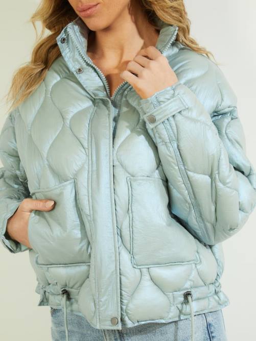 GUESS chaqueta acolchada palma mujer 0P8X1759 cielos descoloridos vestir
