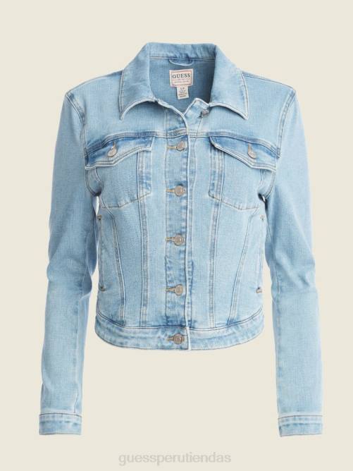 GUESS chaqueta camionero eco sexy mujer 0P8X134 lavado de aria vestir