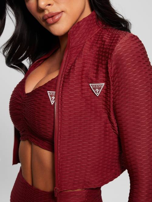 GUESS chaqueta eco delma active con cremallera mujer 0P8X1776 especia de otoño vestir
