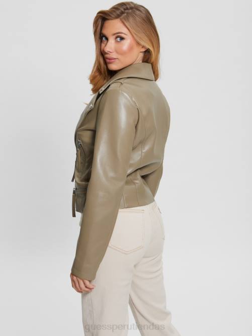 GUESS chaqueta monica de piel sintética mujer 0P8X1735 desierto cálido vestir