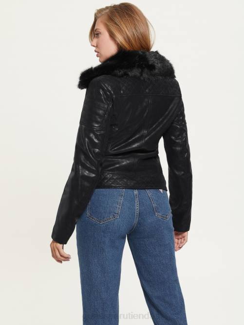 GUESS chaqueta moto olivia mujer 0P8X1982 negro vestir