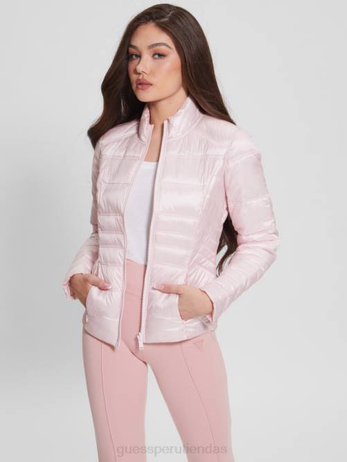 GUESS chaqueta reversible eco janis mujer 0P8X1984 rosa discreto vestir