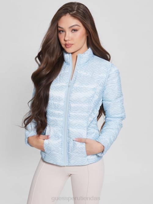 GUESS chaqueta reversible eco janis mujer 0P8X1986 aire fresco vestir