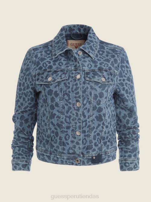 GUESS chaqueta vaquera eco doria mujer 0P8X251 leon jade vestir
