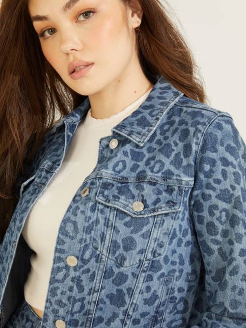 GUESS chaqueta vaquera eco doria mujer 0P8X251 leon jade vestir