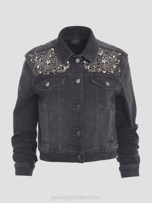 GUESS chaqueta vaquera stevie mujer 0P8X135 salida nocturna vestir