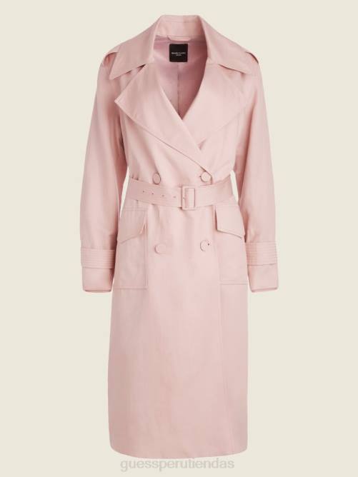 GUESS gabardina eco portland mujer 0P8X1862 niebla lila vestir