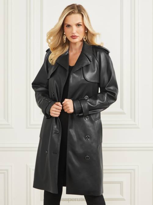 GUESS gabardina thorne mujer 0P8X1876 negro vestir