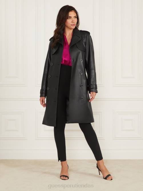 GUESS gabardina thorne mujer 0P8X1876 negro vestir
