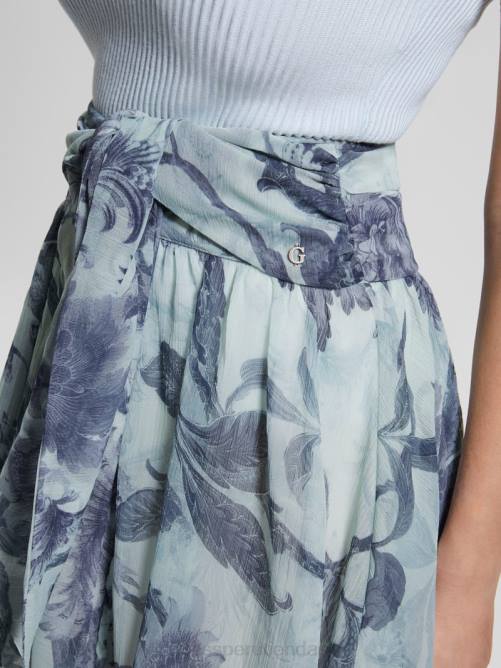 GUESS falda eco aman floral mujer 0P8X2417 porcelana estampado floral bl vestir
